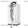 Vibrador con estimulador de clitoris blanco